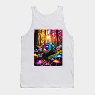 Psychedelic alien speaker Tank Top